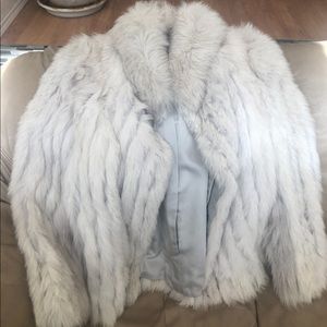 Fox fur coat